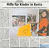 Ausstellung in der Volksbank Sottrum - "Hilfe fr Kinder in Kenia"