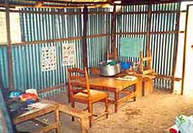 The kindergarten classroom